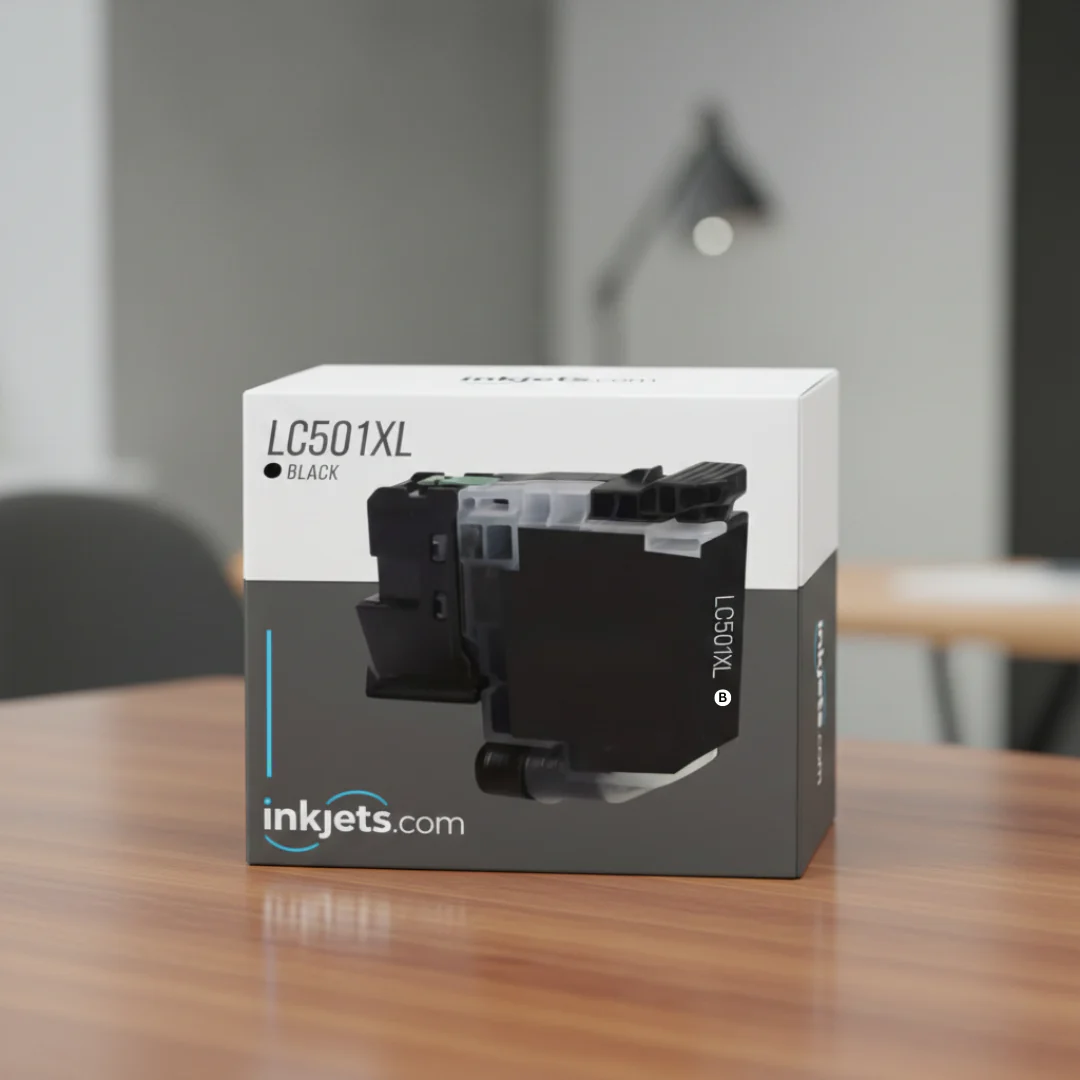 Brother LC501XLBK Black High Yield Compatible Ink Cartridge - Image 3