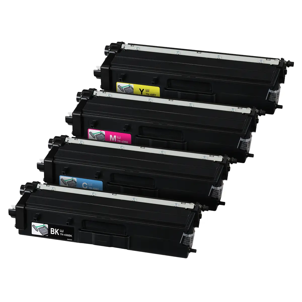 Brother TN436 Super High-Yield Compatible Toner Cartridge 4-Pack Combo - Image 2