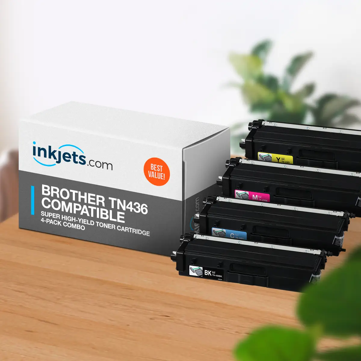 Brother TN436 Super High-Yield Compatible Toner Cartridge 4-Pack Combo - Image 4