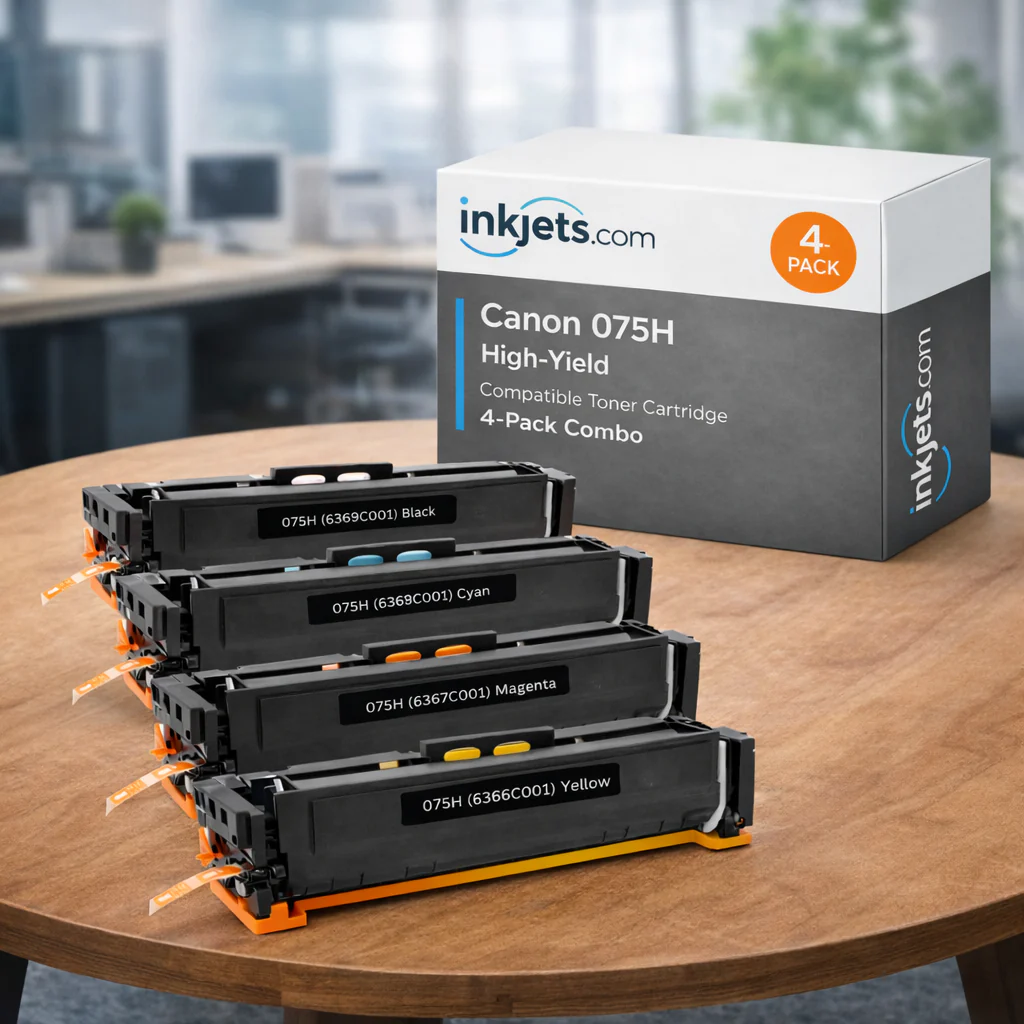 Canon 075H Compatible High-Yield Toner Cartridge 4-Pack Combo - Image 3