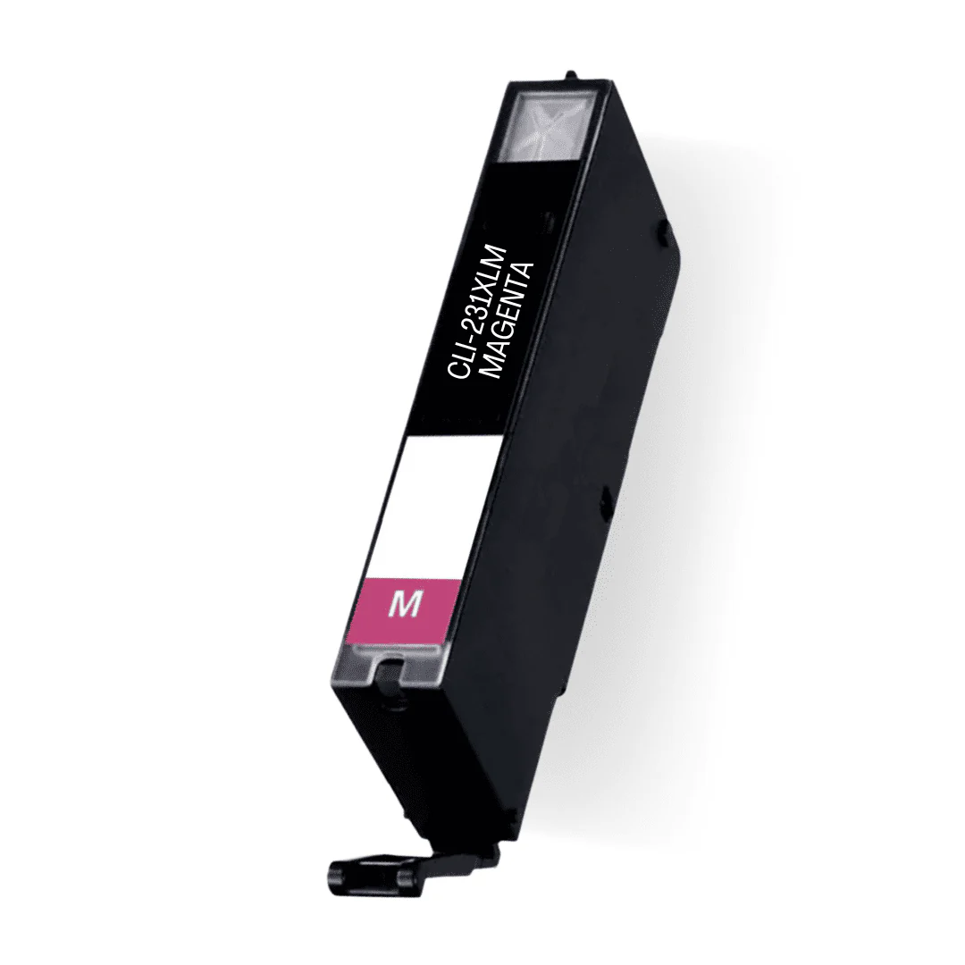 Compatible Canon CLI-231XLM (6676C001) High Yield Magenta Ink Cartridge
