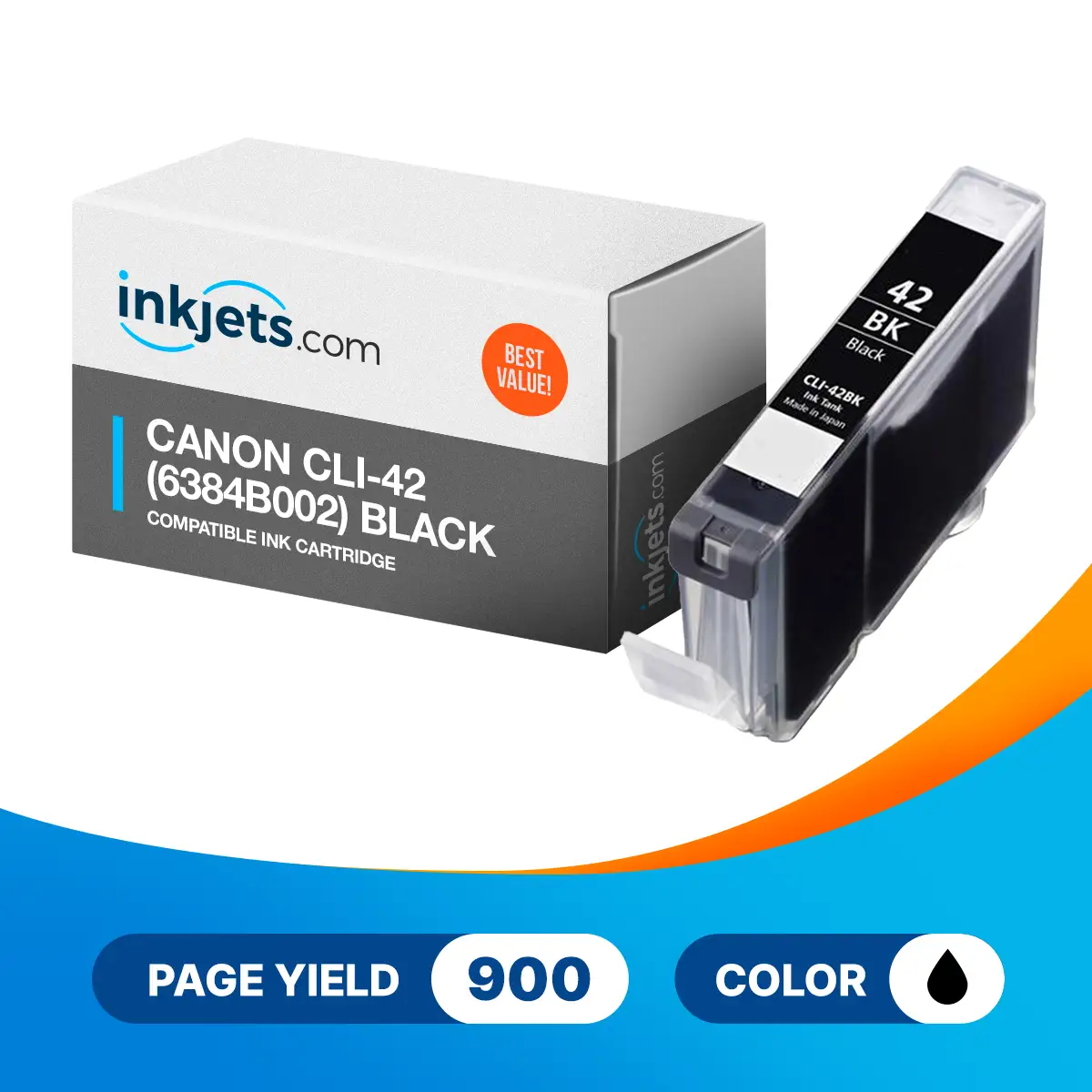 Canon CLI-42 (6384B002) Black Compatible Ink Cartridge - Image 2