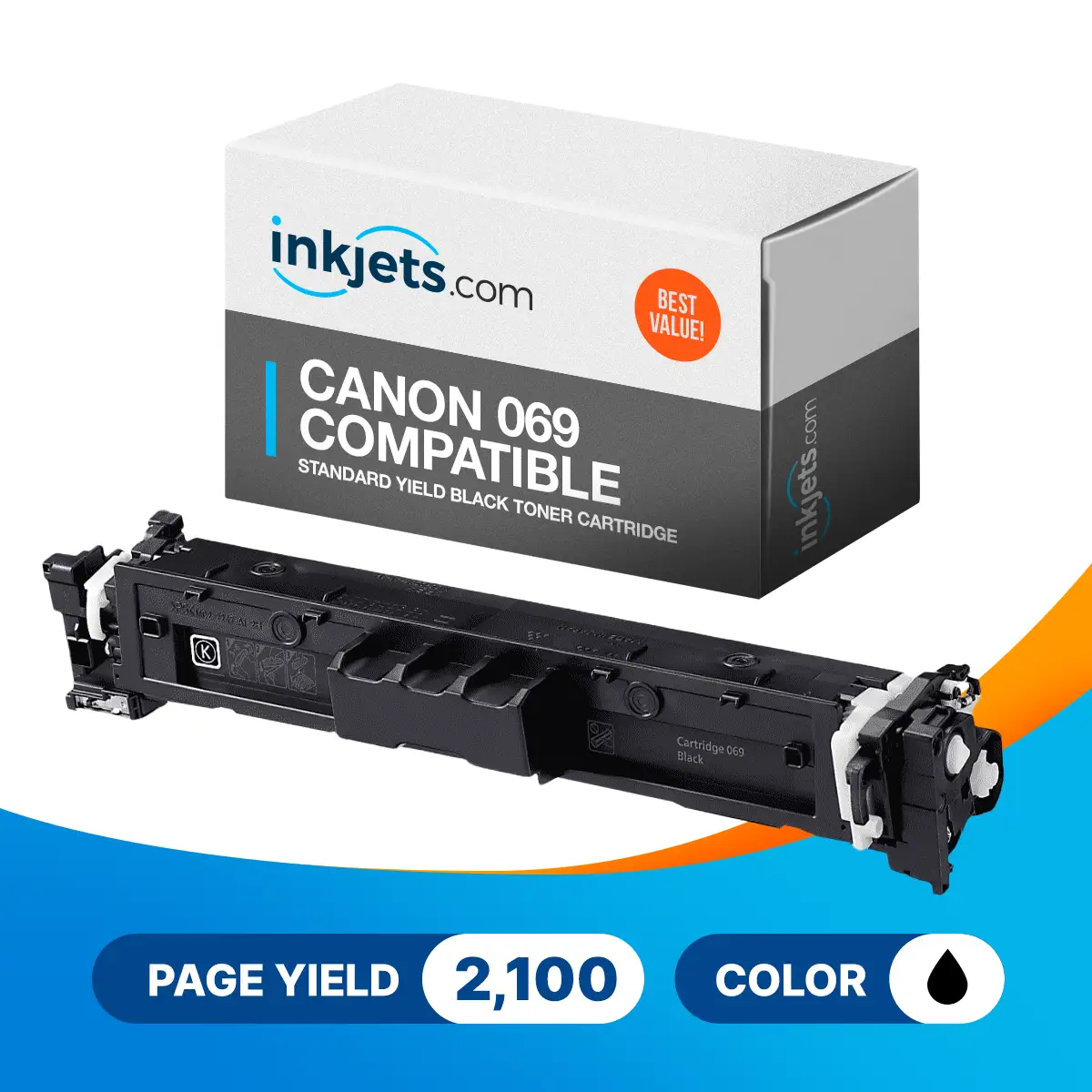 Compatible Canon 069 Standard Yield Black Toner Cartridge - Image 2