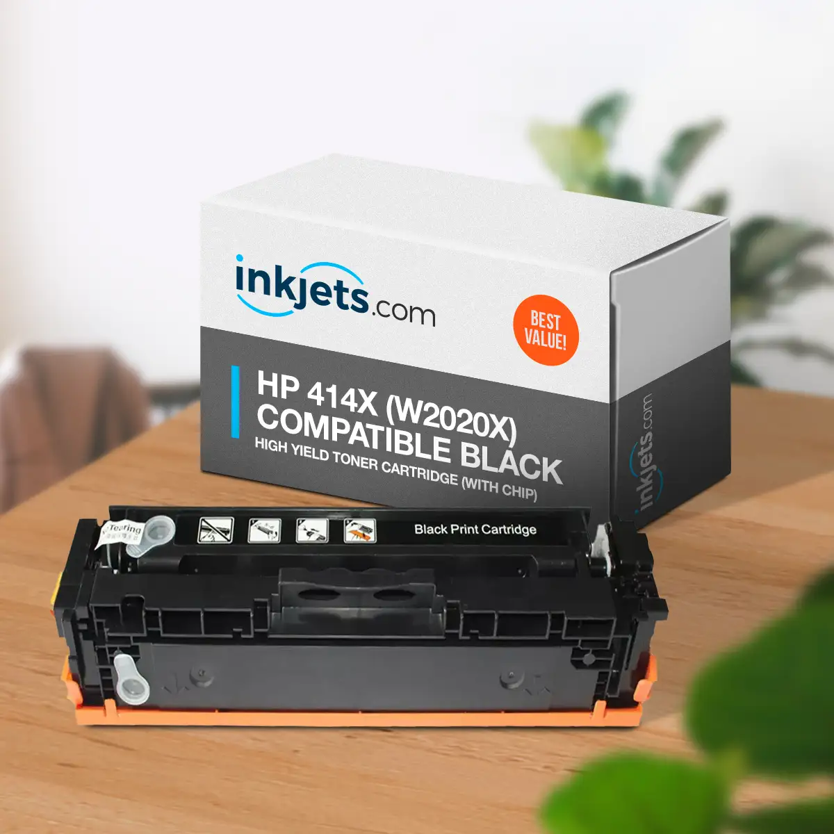 HP 414X Black (W2020X) Compatible High Yield Toner Cartridge (With Chip) - Image 3