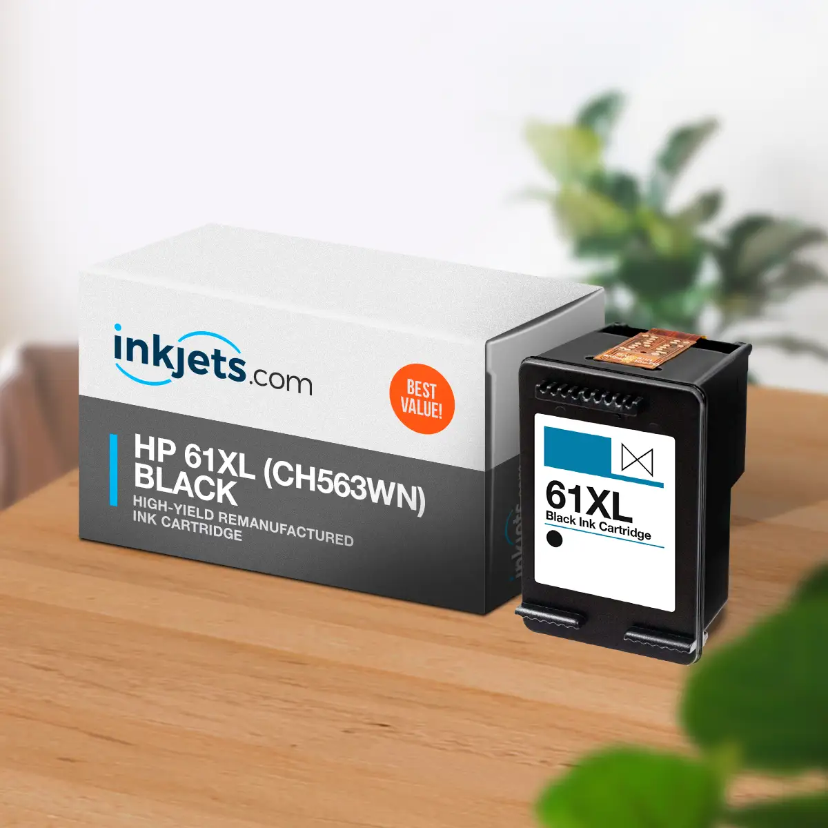 HP 61XL (CH563WN) Black High-Yield Remanufactured Ink Cartridge - Image 4