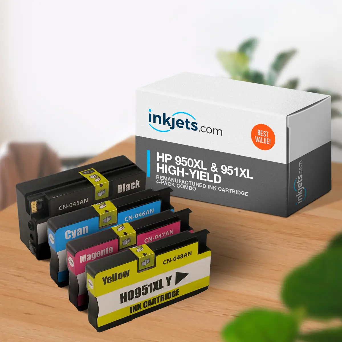 HP 950XL & 951XL High-Yield Remanufactured Ink Cartridge 4-Pack Combo - Image 3