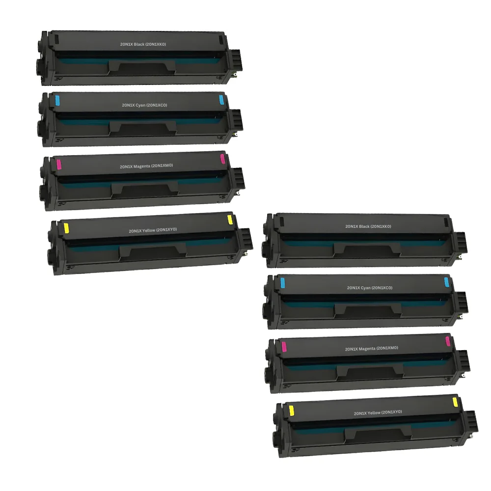 Lexmark 20N1X (CS431) Compatible Extra High Yield Toner Cartridge 8-Pack Combo