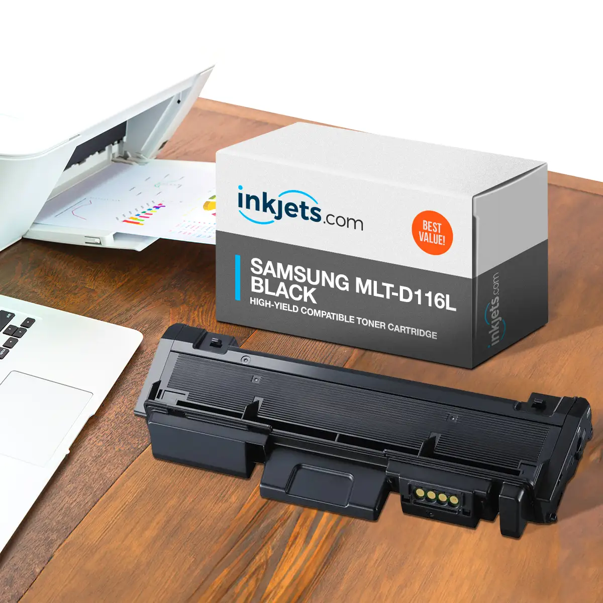 Samsung MLT-D116L High-Yield Black Compatible Toner Cartridge - Image 3